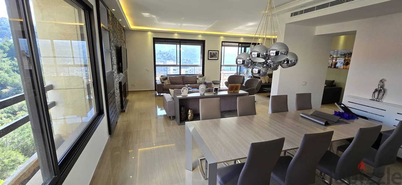 Biyada 295m² furnished apartment for sale ∥ 235m²+180m² roof ∥ 11