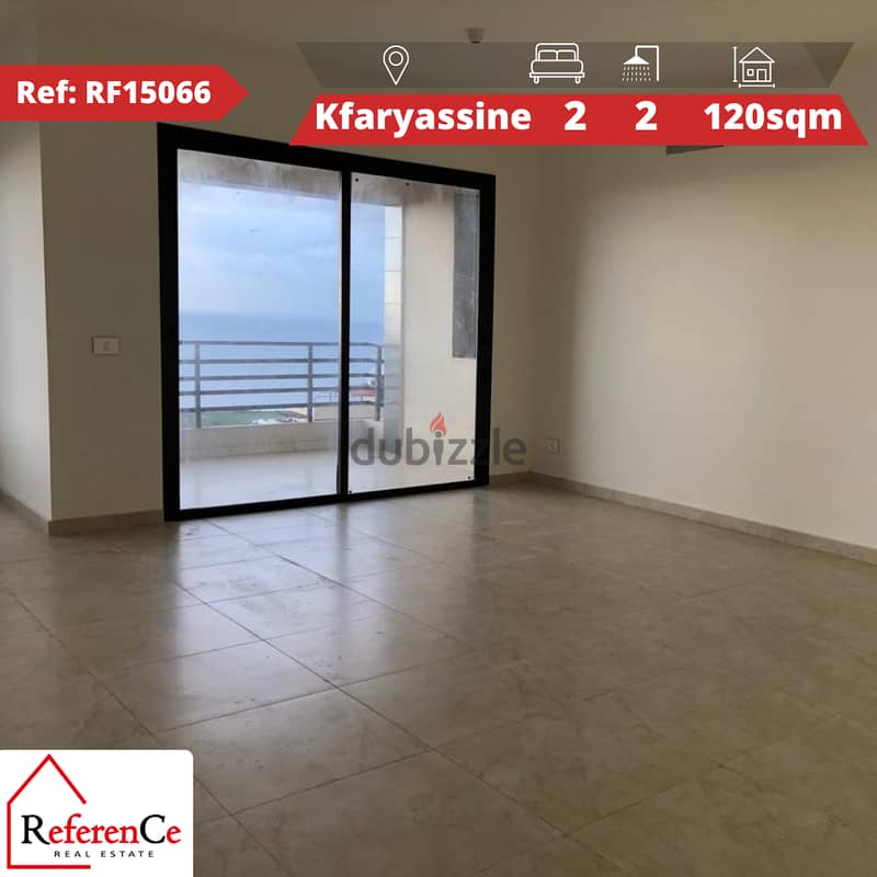 Apartment with view in kfaryassine شقة مطلة في كفر ياسين 0