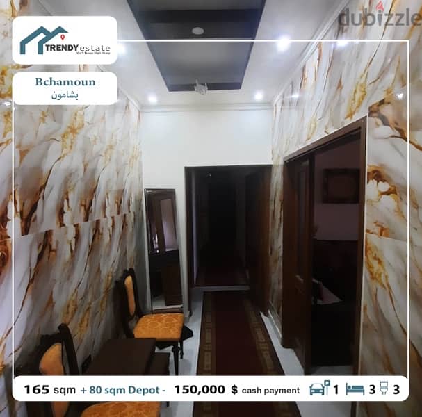 apartment for sale in bchamoun yahoudiyeh شقة للبيع في بشامون اليهودية 3