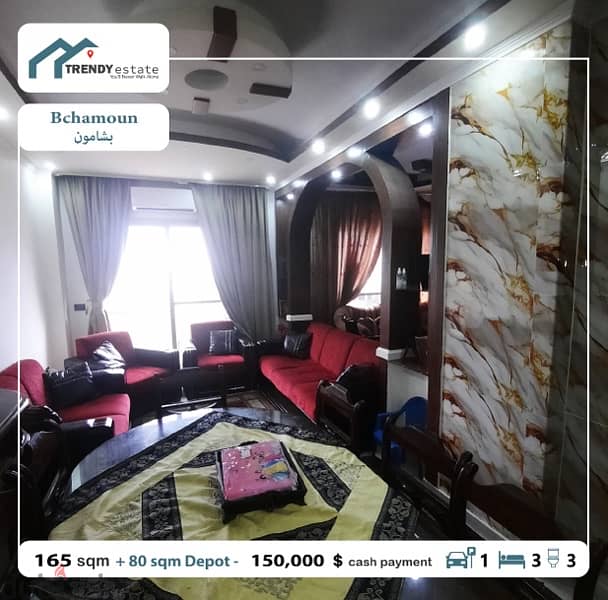 apartment for sale in bchamoun yahoudiyeh شقة للبيع في بشامون اليهودية 4