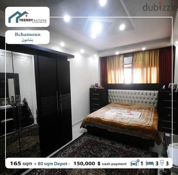 apartment for sale in bchamoun yahoudiyeh شقة للبيع في بشامون اليهودية 5