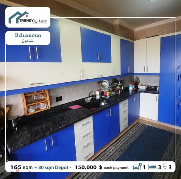 apartment for sale in bchamoun yahoudiyeh شقة للبيع في بشامون اليهودية 8