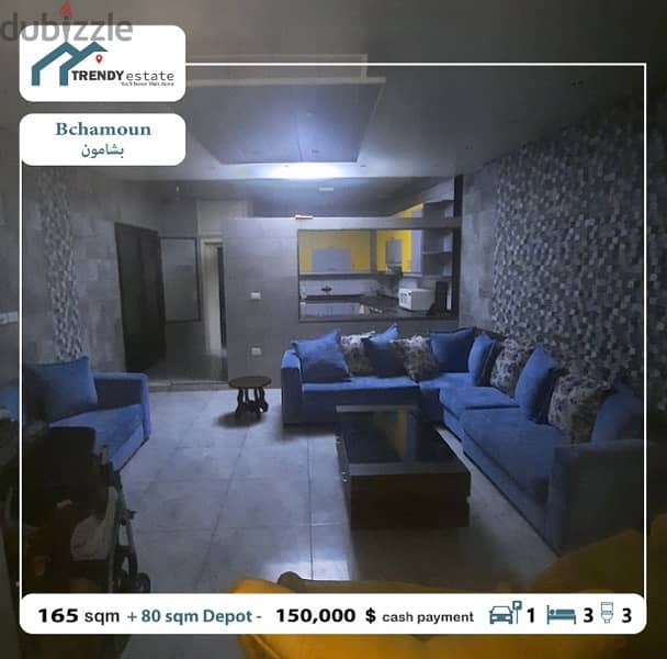 apartment for sale in bchamoun yahoudiyeh شقة للبيع في بشامون اليهودية 13