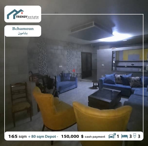 apartment for sale in bchamoun yahoudiyeh شقة للبيع في بشامون اليهودية 14