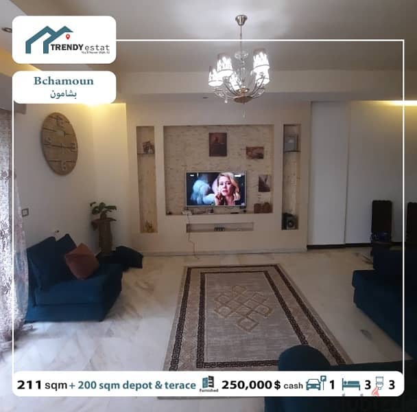 apartment for sale in bchamoun yahoudeyeh شقة للبيع في بشامون اليهودية 1