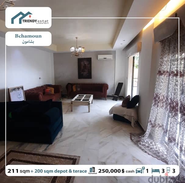 apartment for sale in bchamoun yahoudeyeh شقة للبيع في بشامون اليهودية 2