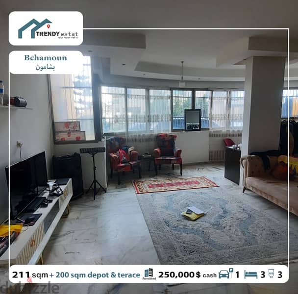 apartment for sale in bchamoun yahoudeyeh شقة للبيع في بشامون اليهودية 4