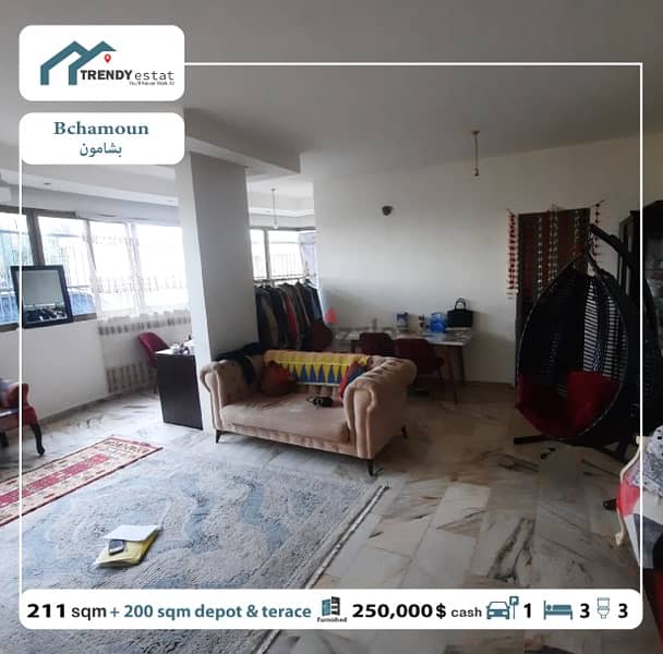 apartment for sale in bchamoun yahoudeyeh شقة للبيع في بشامون اليهودية 5