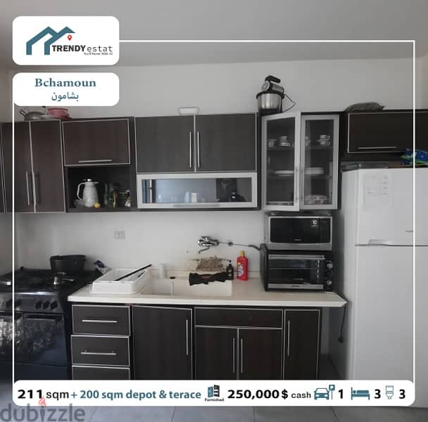 apartment for sale in bchamoun yahoudeyeh شقة للبيع في بشامون اليهودية 8