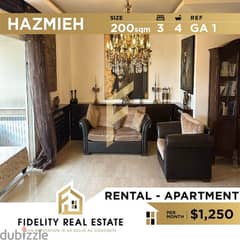 Furnished apartment for rent in Hazmieh Mar Takla GA1 0