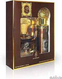 ARABIYAT Oud Al Layl Gift Set (1 x EDP 100ml, 1 x Perfumed Body Spray 0