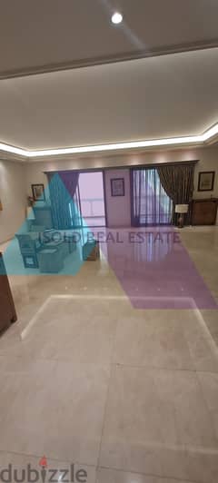 Furnished Lux 270 m2 apartment+terrace for sale in Baabda/Brazilia