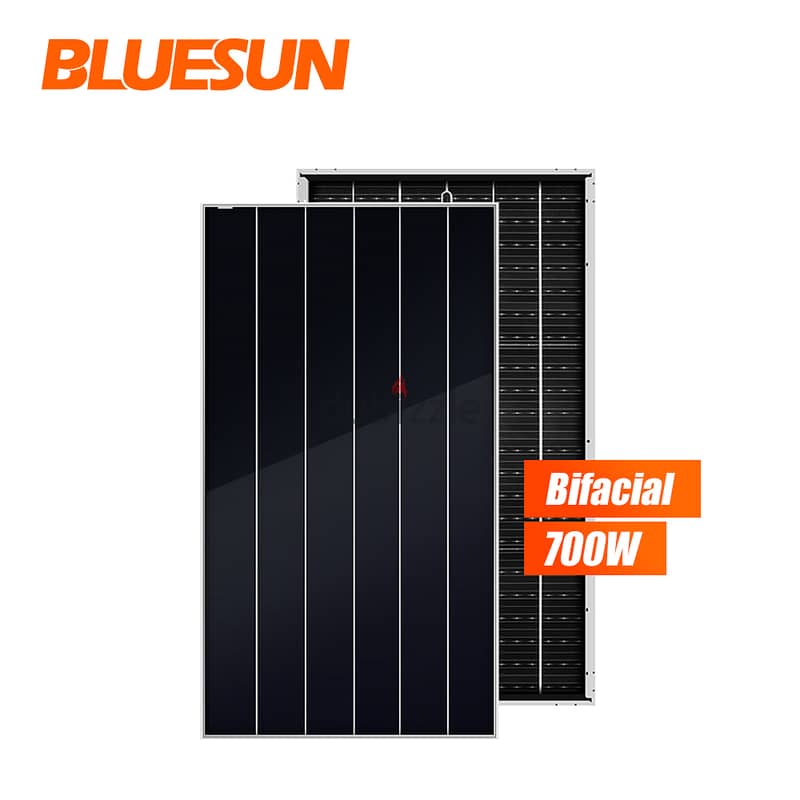 Bluesun N-Types 700W HJT Bifacial Solar Panel 700Watt 1