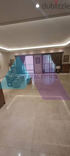 Furnished Lux 270 m2 apartment+terrace for rent in Baabda/Brazilia 0