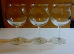Drink / cocktail glasses set of 3