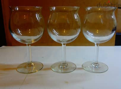 Drink / cocktail glasses set of 3