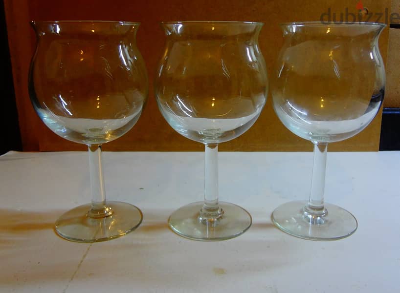 Drink / cocktail glasses set of 3 0