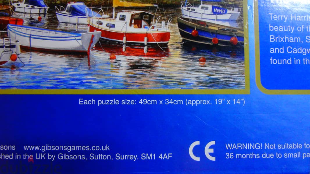 Gibsons West country puzzle 4 500pcs puzzles in one box 49*34 cm each 3
