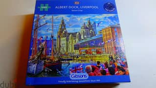 Gibsons , Albert dock Liverpool puzzle 1000pcs made in UK