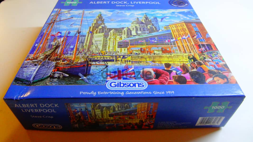 Gibsons , Albert dock Liverpool puzzle 1000pcs made in UK 1