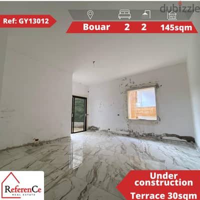 Apartment with terrace in bouar شقة مع تراس في البوار