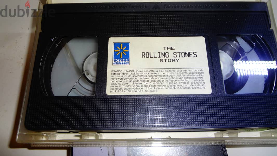 Two Rolling stones original VHS cassettes 3