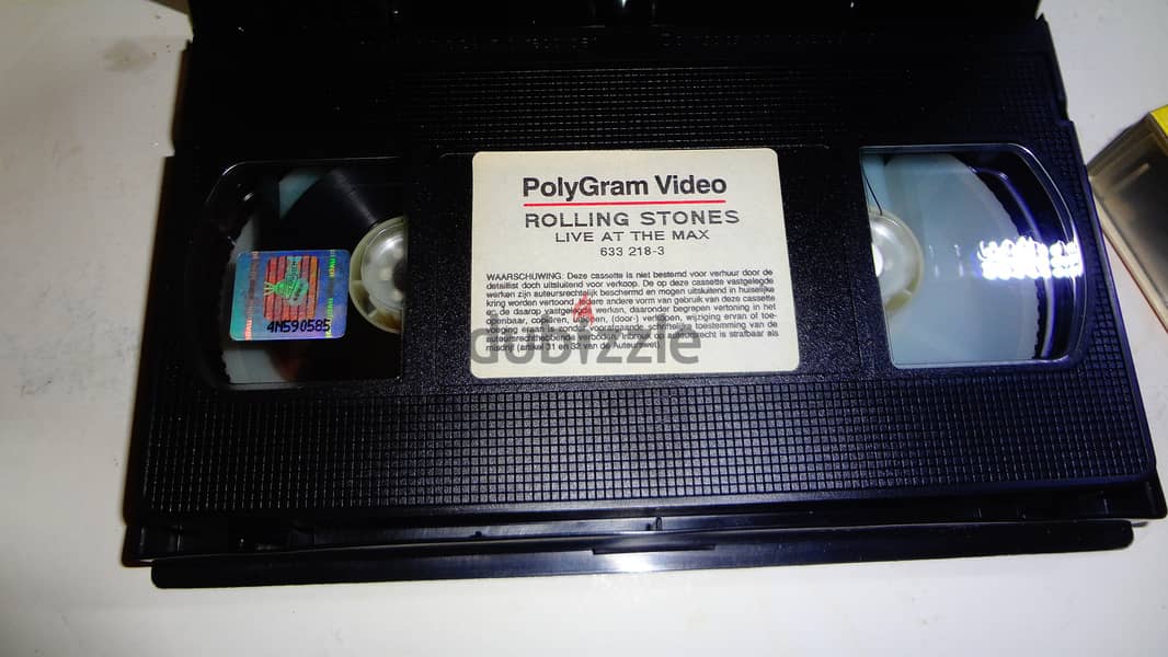 Two Rolling stones original VHS cassettes 4