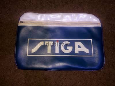 vintage stiga leather bag