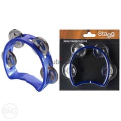 Stagg Mini Tambourine - Blue Color Suitable for ages 3+ 0