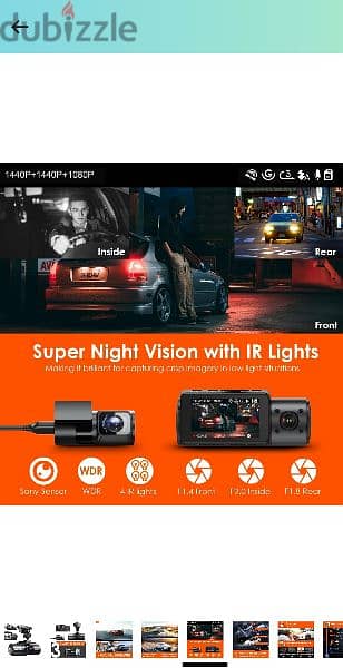 Vantrue N4 3 Channel 4K Dash Cam 2