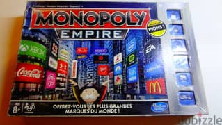 Monopoly Empire silver edition by Hasbro in French