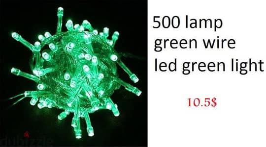 500 LED COLOR سيري 500اخضر