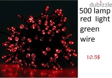 500 LED RED  سيري 500 احمر