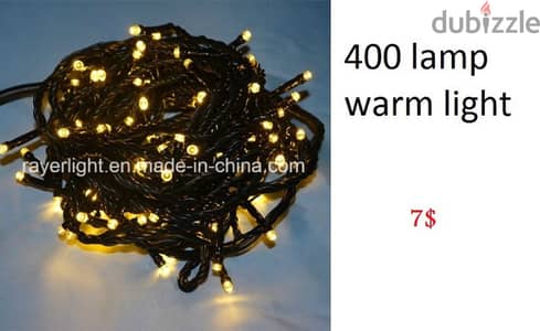 400L green wire LED light سيري 400 ذهبي