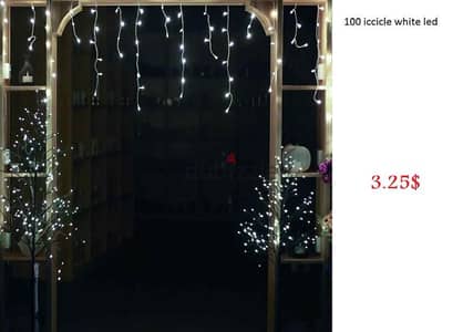 100 LED ICCECLE سيري 100 شلال