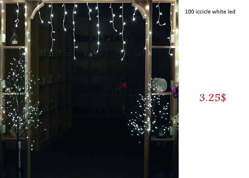 100 LED ICCECLE سيري 100 شلال 0