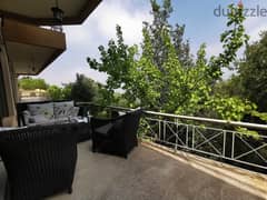Furnished Apartment with Terrace for Rent in Roumieh 0