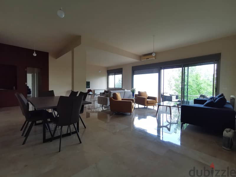 Furnished Apartment with Terrace for Rent in Roumieh 3