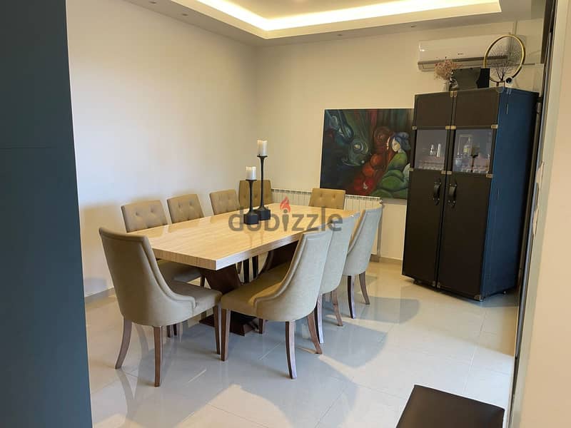 L14617-Fully Decorated Apartment for Sale In Hboub With Large Terrace 3