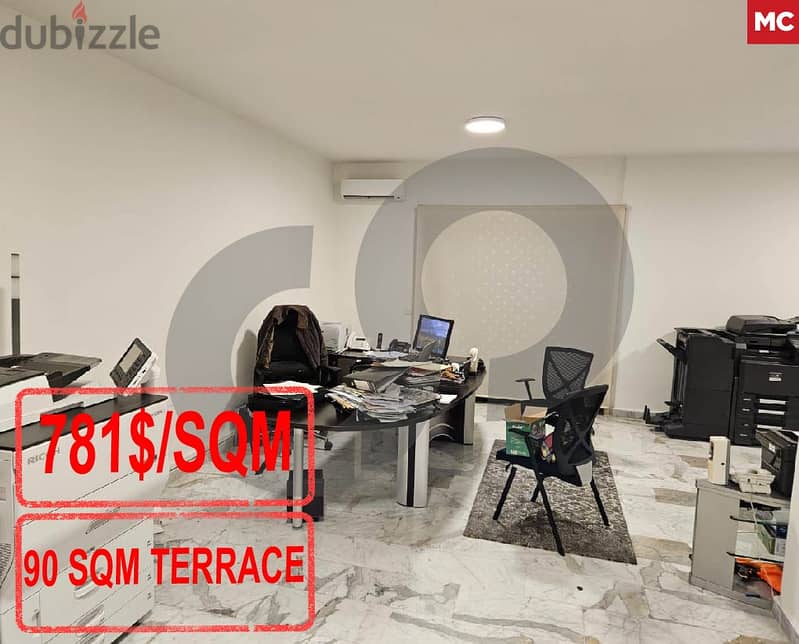 205 SQM Apartment with TERRACE for sale in RABWEH/الربوة REF#MC101543 0