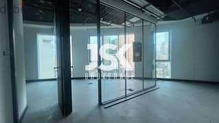 L14623-150 SQM Office with Open View for Rent In Achrafieh, Sodeco