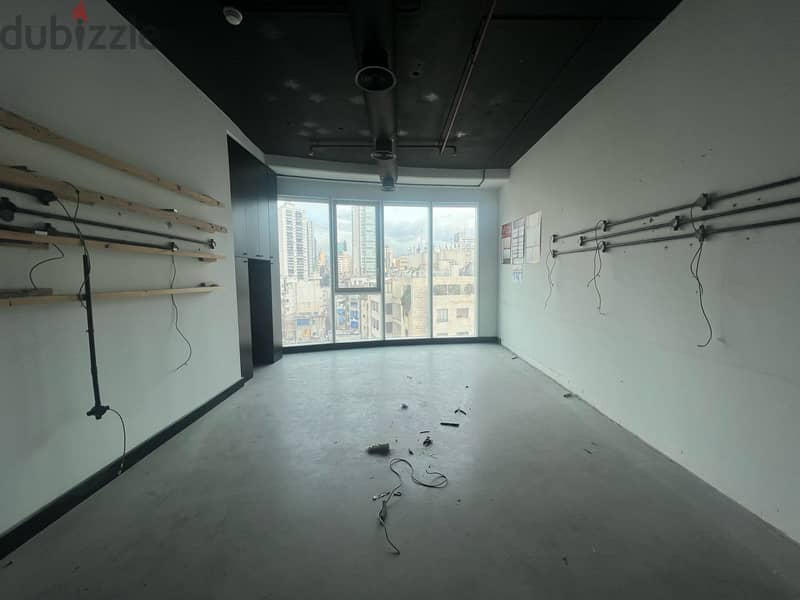 L14623-150 SQM Office with Open View for Rent In Achrafieh, Sodeco 1