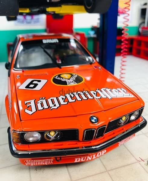 1/18 diecast New in Box Autoart BMW 635csi 1984 Champion 10