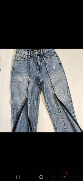 bershka jeans s to xxL zipper up 6