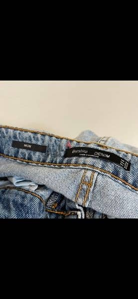 bershka jeans s to xxL zipper up 7