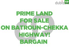 Prime Land for Sale on Batroun-Chekka Highway!/بترون REF#NR101576