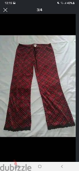 pyj's pants fluffy trim lace s to xxL 1