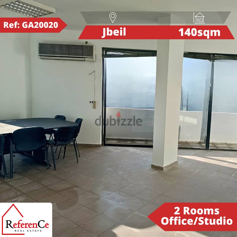 Privileged office for sale/rent in Jbeil مكتب للبيع أو الإيج في جبيل 0