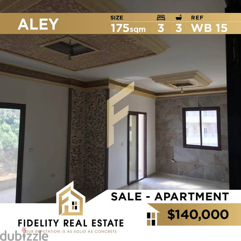 Apartment for sale in Aley WB15 0
