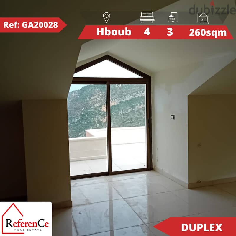 Deluxe duplex in hboub دوبلكس في الحبوب 0